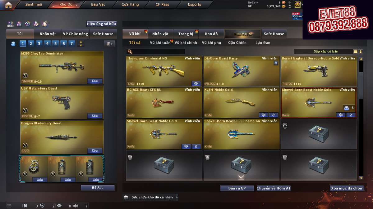 shop acc cf uy tin gia re